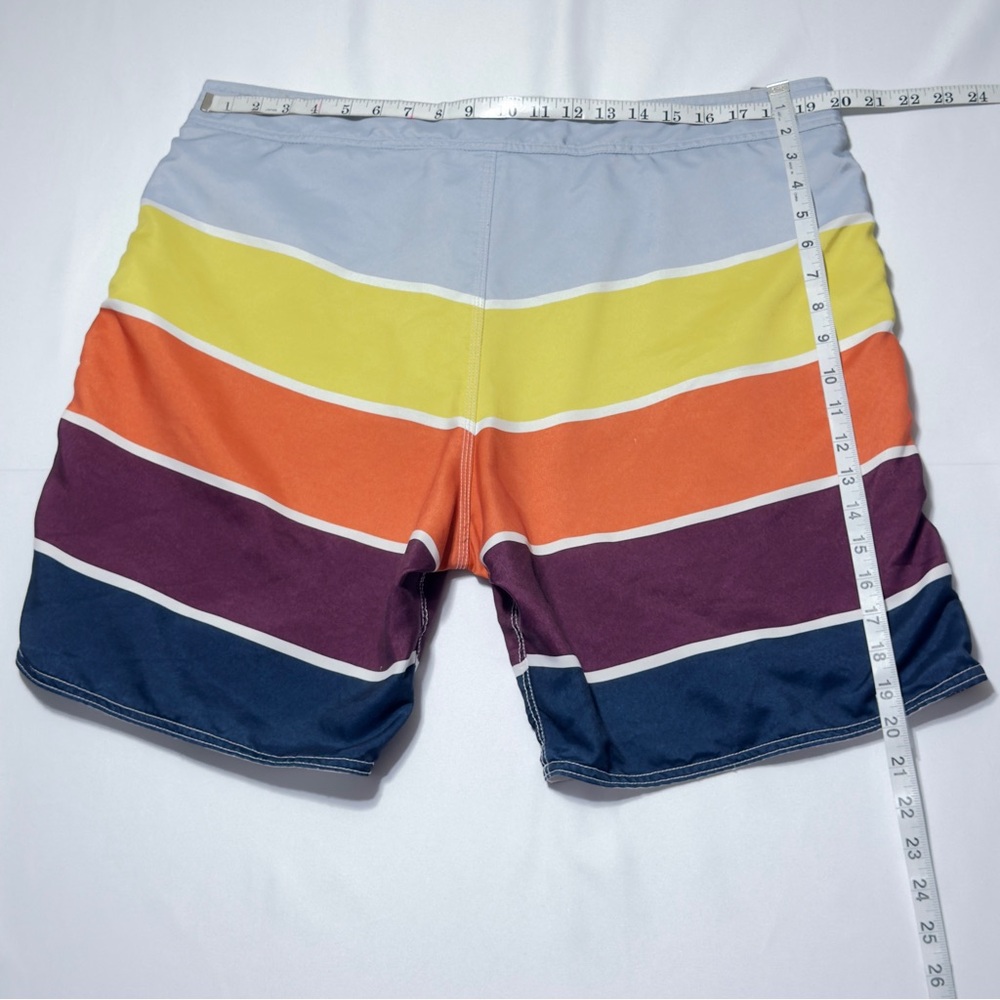 GAP Board Shorts Blue Yellow Orange Swimwear Collection Size XL - Picture 4 of 10